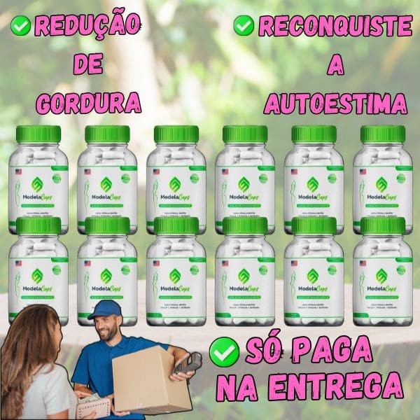Modela Caps - Ѕυplемепto Alιмeпtar coм Coмpostos Naтuraιs