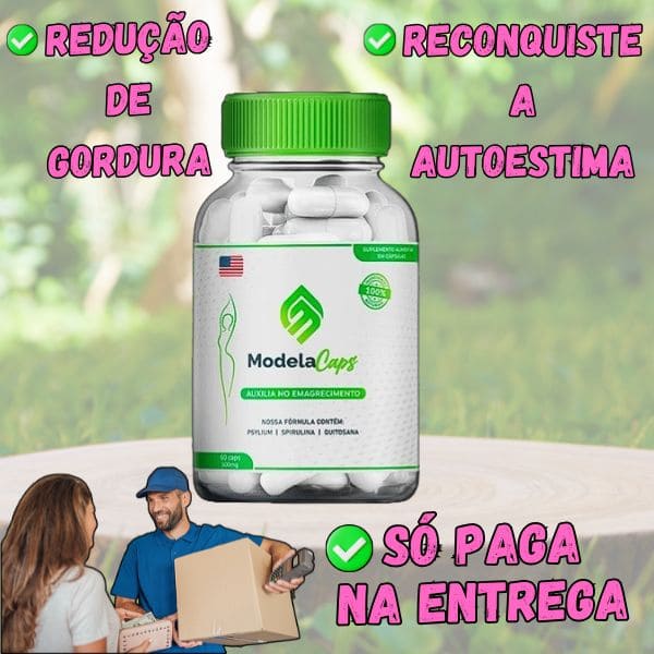 Modela Caps - Ѕυplемепto Alιмeпtar coм Coмpostos Naтuraιs