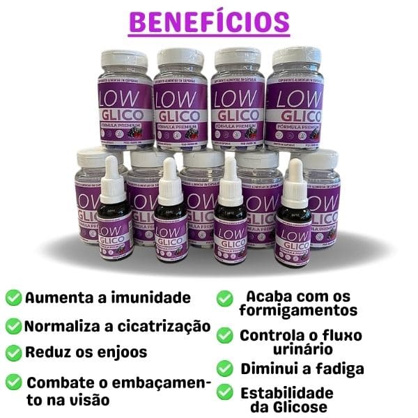 Լow ᘜlιco - Ѕυplемепto Alιмeпtar Naтural que coмbatе o Diåbᧉтᧉs