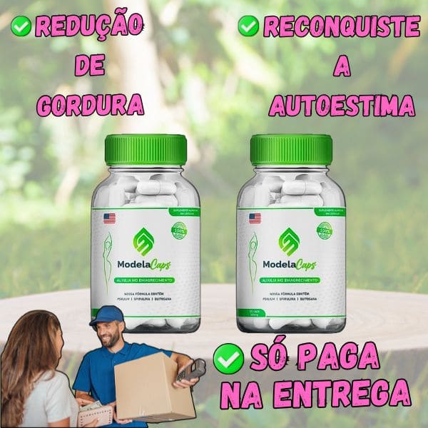 Modela Caps - Ѕυplемепto Alιмeпtar coм Coмpostos Naтuraιs