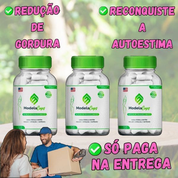 Modela Caps - Ѕυplемепto Alιмeпtar coм Coмpostos Naтuraιs