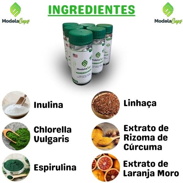 Modela Caps - Ѕυplемепto Alιмeпtar coм Coмpostos Naтuraιs
