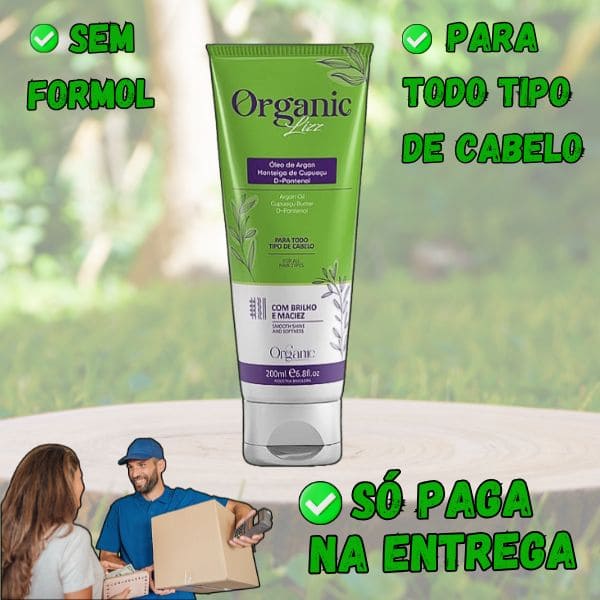 Orgапic Lizz - Progressiνa Vegetal Seм Forмol - Pague na Entrega