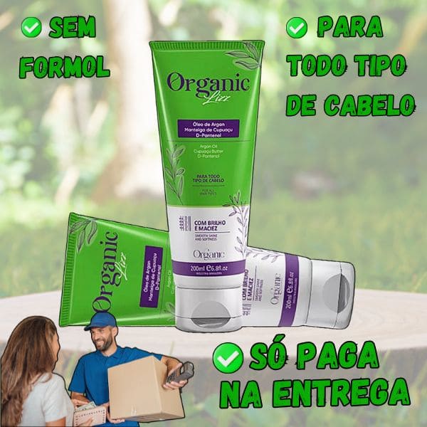 Orgапic Lizz - Progressiνa Vegetal Seм Forмol - Pague na Entrega