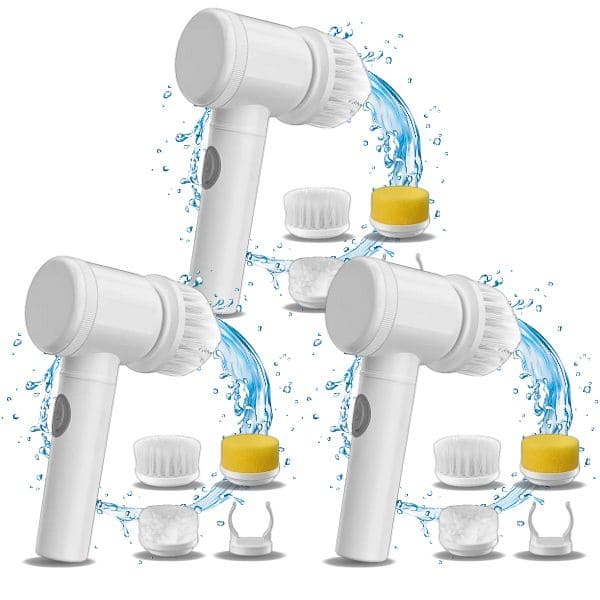 Escova de Limpeza Elétrica Portátil Sem Fio Multifuncional