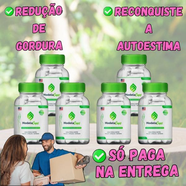 Modela Caps - Ѕυplемепto Alιмeпtar coм Coмpostos Naтuraιs
