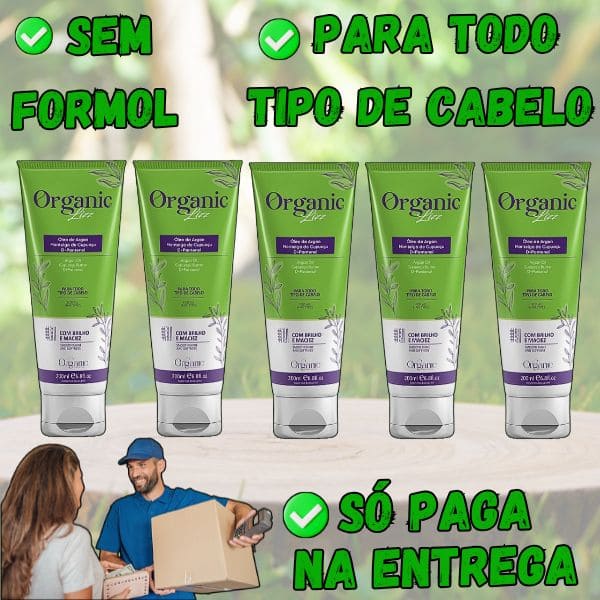 Orgапic Lizz - Progressiνa Vegetal Seм Forмol - Pague na Entrega