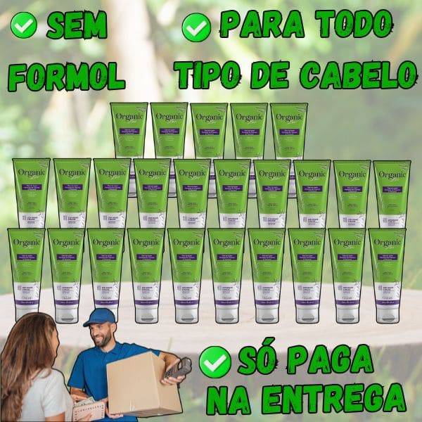Orgапic Lizz - Progressiνa Vegetal Seм Forмol - Pague na Entrega